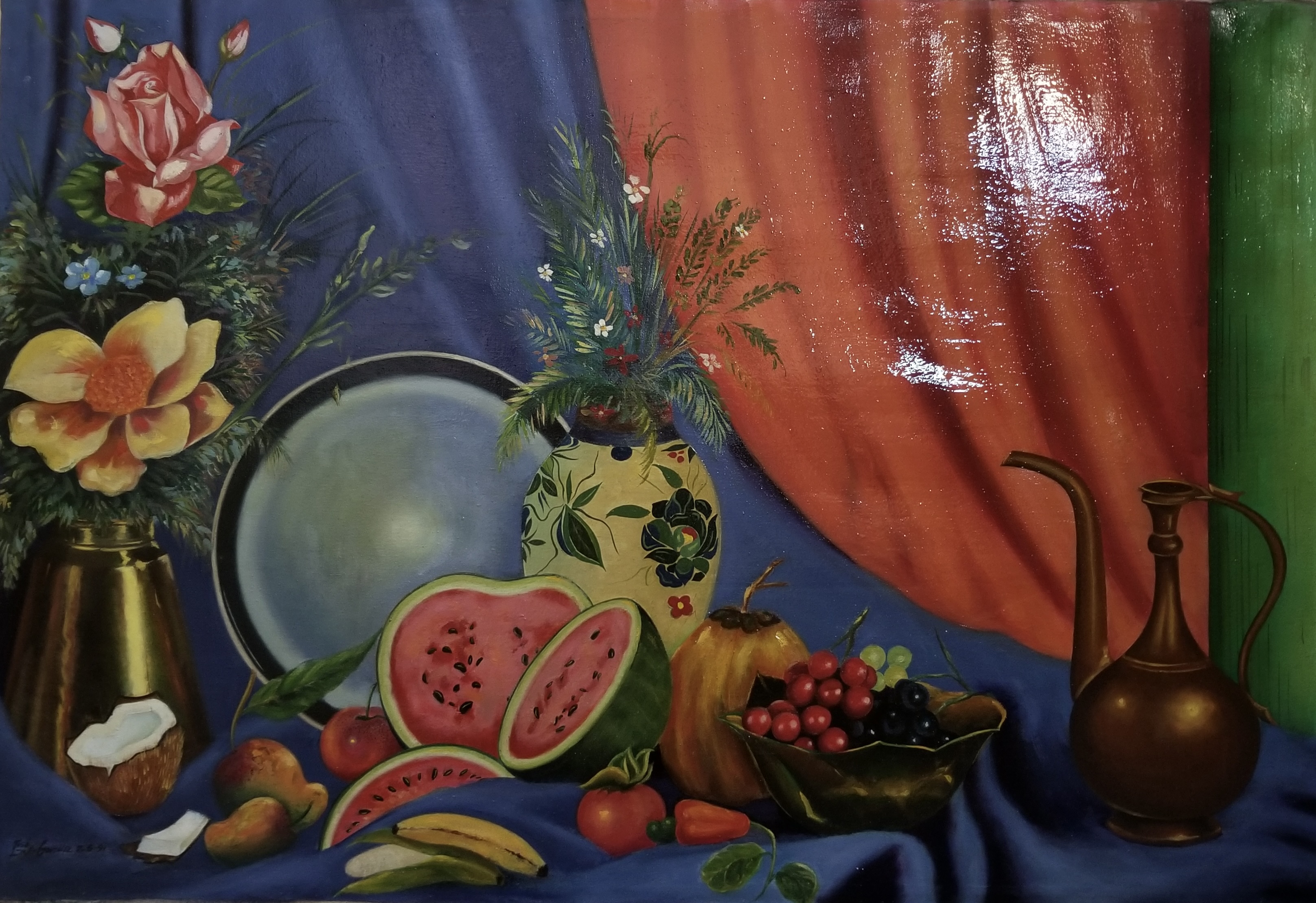 Painting after restoration